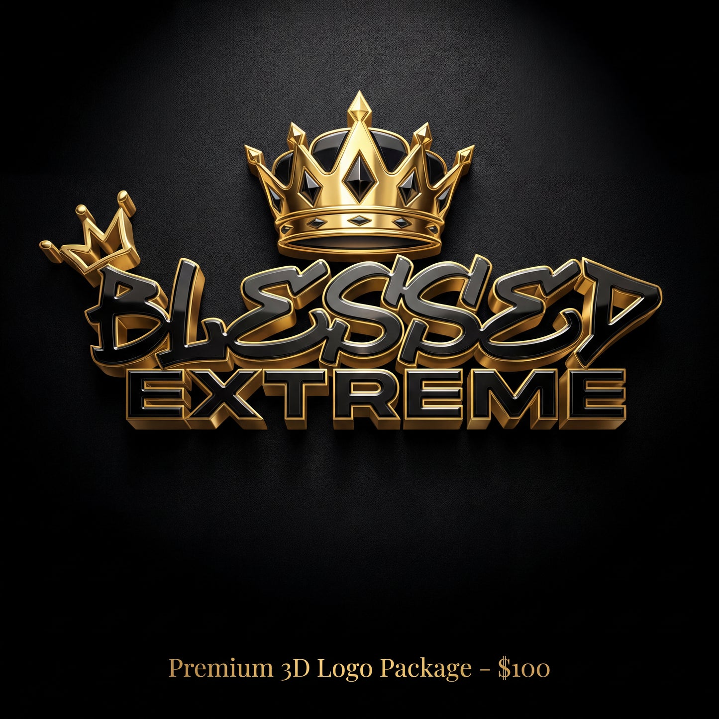 Blessed Extreme Elite 3D Brand Identity Package