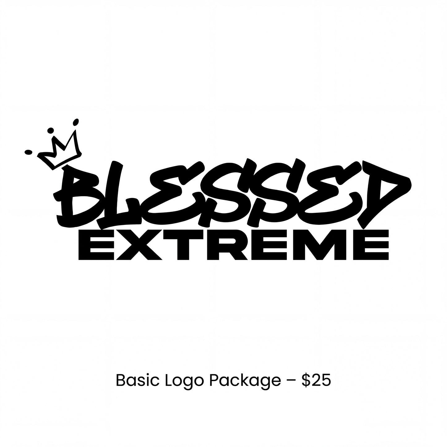Blessed Extreme Basic Logo Design Package