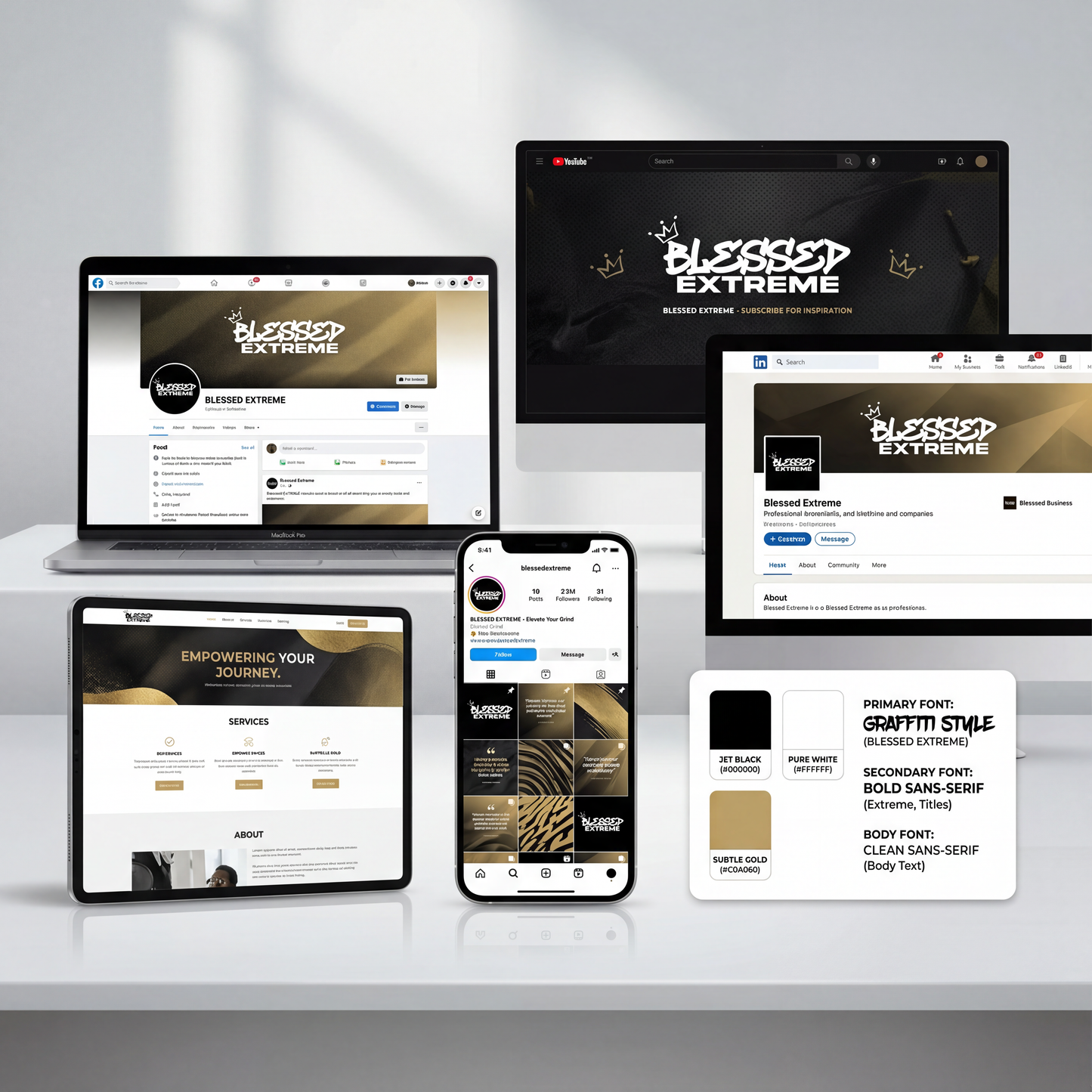 Blessed Extreme Digital Brand Kit