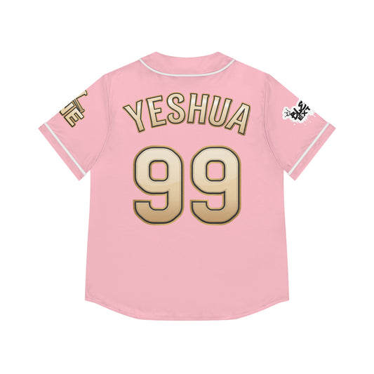 “Faith in the Ninth – Pink Edition” Baseball Jersey (AOP)