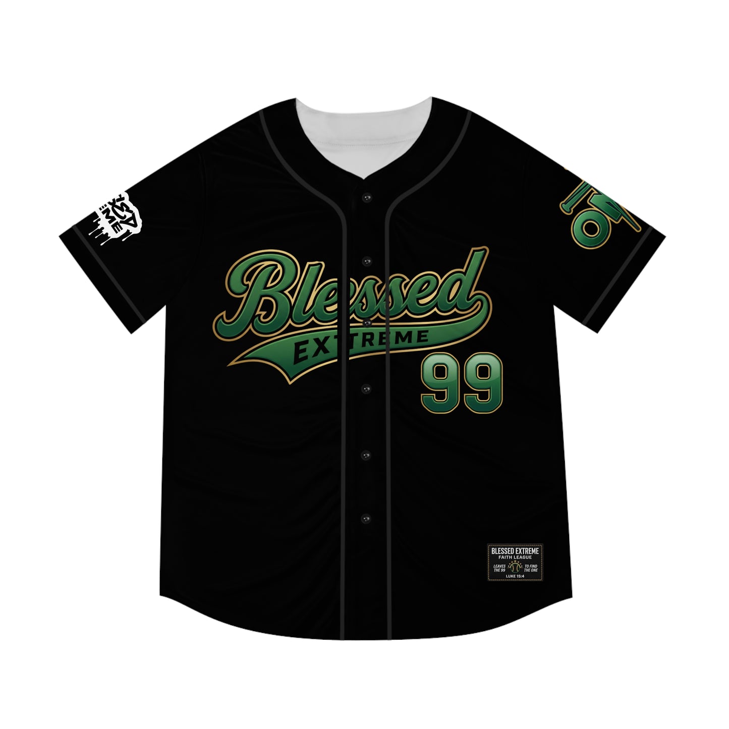 Blessed Extreme “YESHUA 99” Faith Baseball Jersey (AOP)