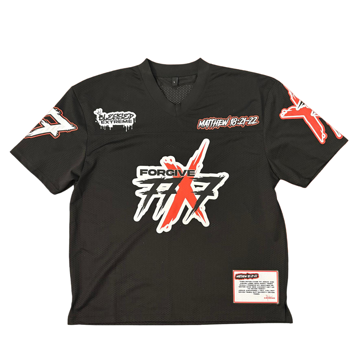Forgive 77x7 – Custom Boxy Jersey