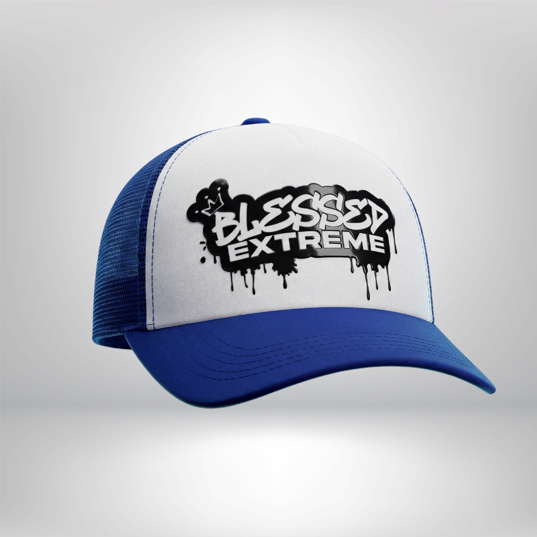 Blessed Extreme Drip Logo Trucker Hat