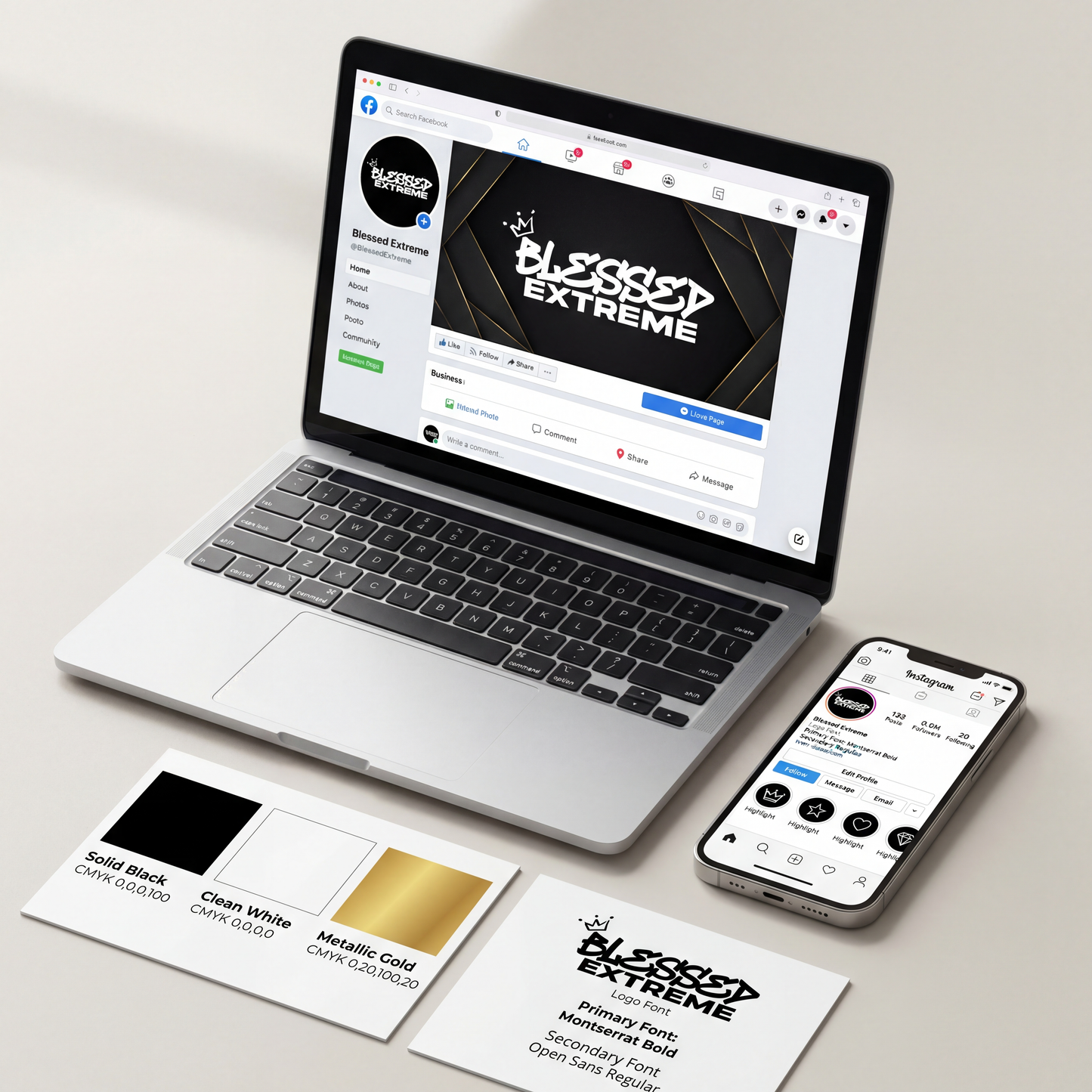 Blessed Extreme Digital Brand Kit