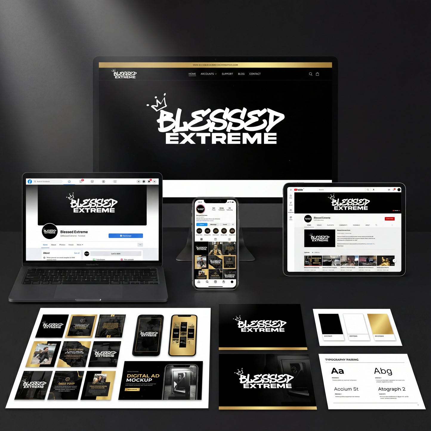 Blessed Extreme Digital Brand Kit
