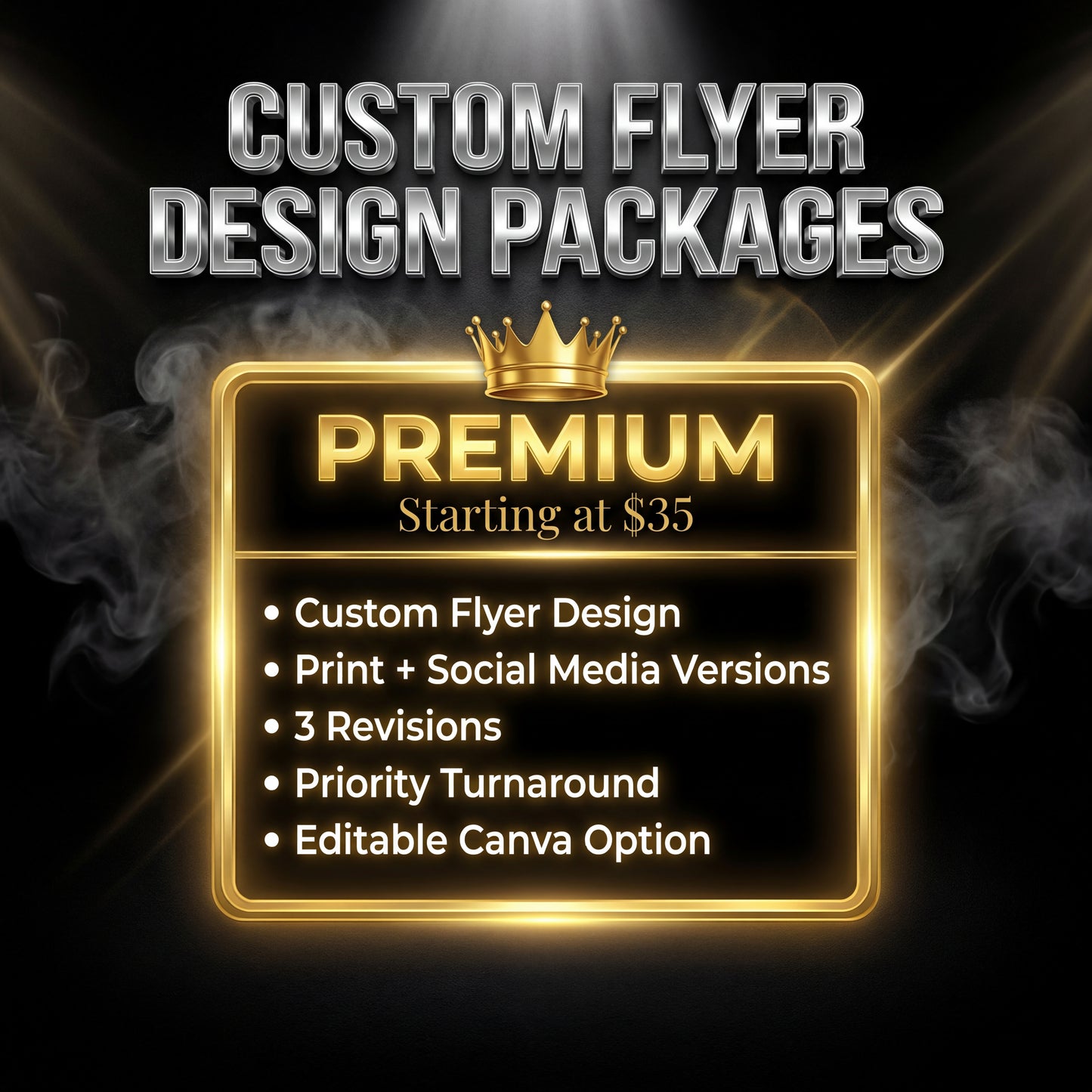 Custom Business Flyer Design – Starting at $10