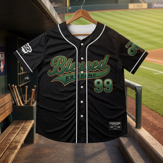 Blessed Extreme “YESHUA 99” Faith Baseball Jersey (AOP)